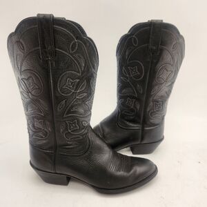 Ariat Heritage R Toe Western Boot, Women's 6.5B, Black